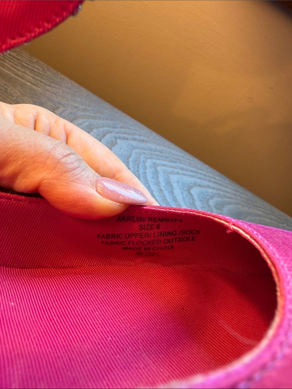 Anne Klein Hot Pink Satin Pointed-Toe Jewel Strap Mules - Picture 5 of 5